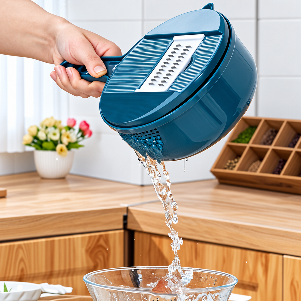 9-in-1 Vegetable Chopper, Slicer & Shredder