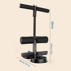 Sit-Up Bar with Foot Holder & Resistance Band - Suction Cup