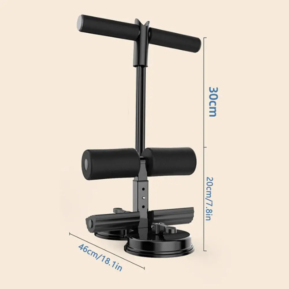 Sit-Up Bar with Foot Holder & Resistance Band - Suction Cup