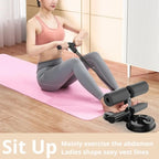 Sit-Up Bar with Foot Holder & Resistance Band - Suction Cup