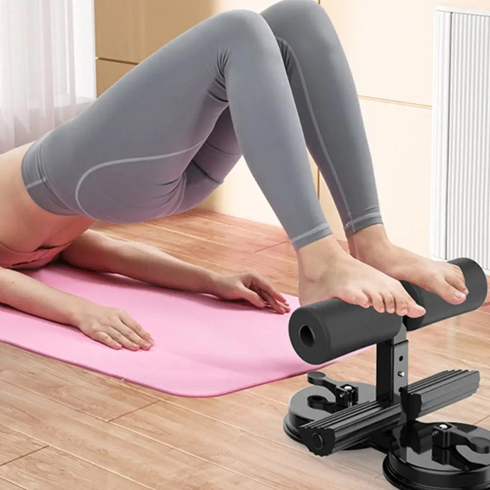 Sit-Up Bar with Foot Holder & Resistance Band - Suction Cup
