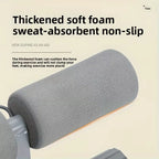 Ab Roller & Sit-Up Trainer with Resistance Bands - Home Gym